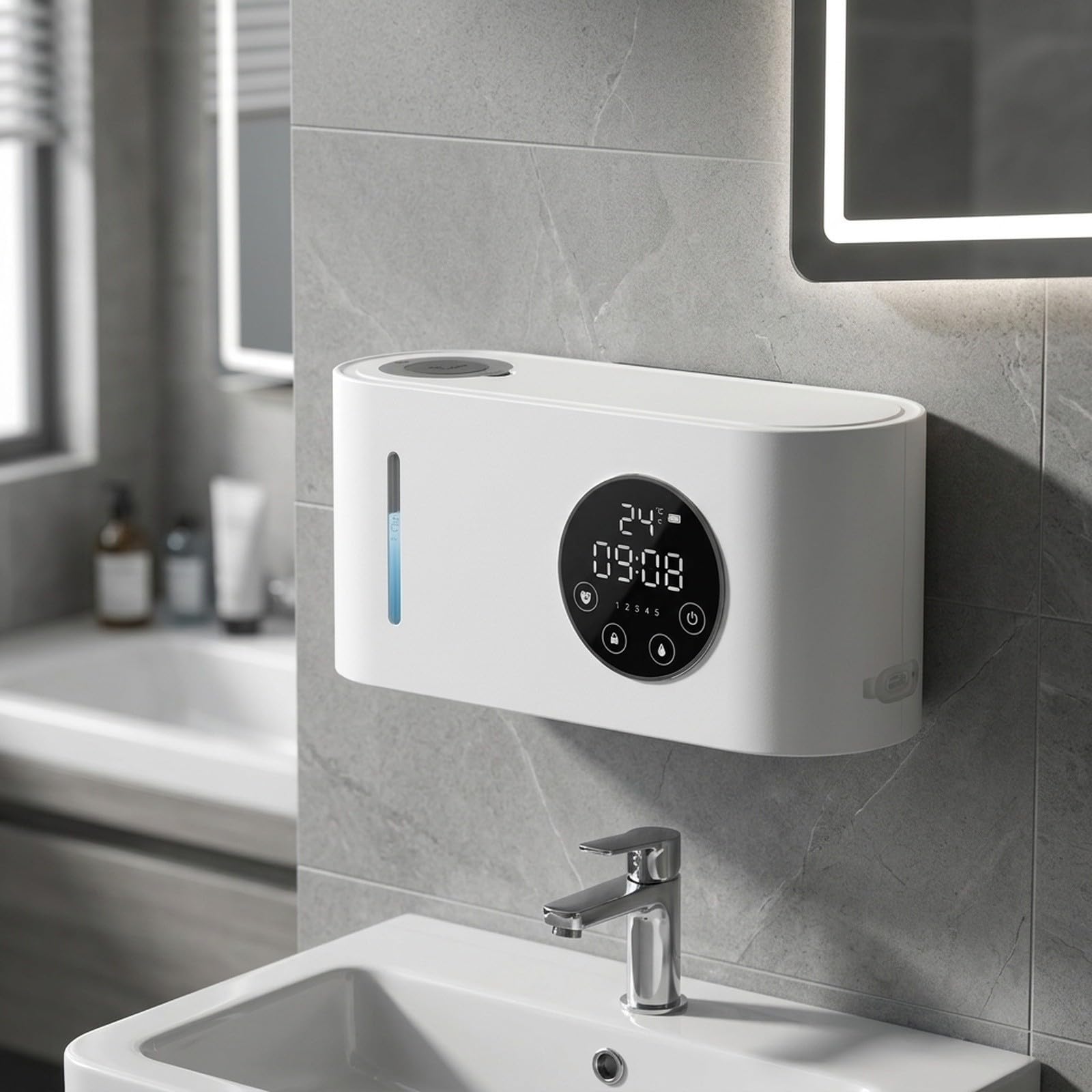 Dispenser di sapone senza contatto a parete USB Schiuma 500ml