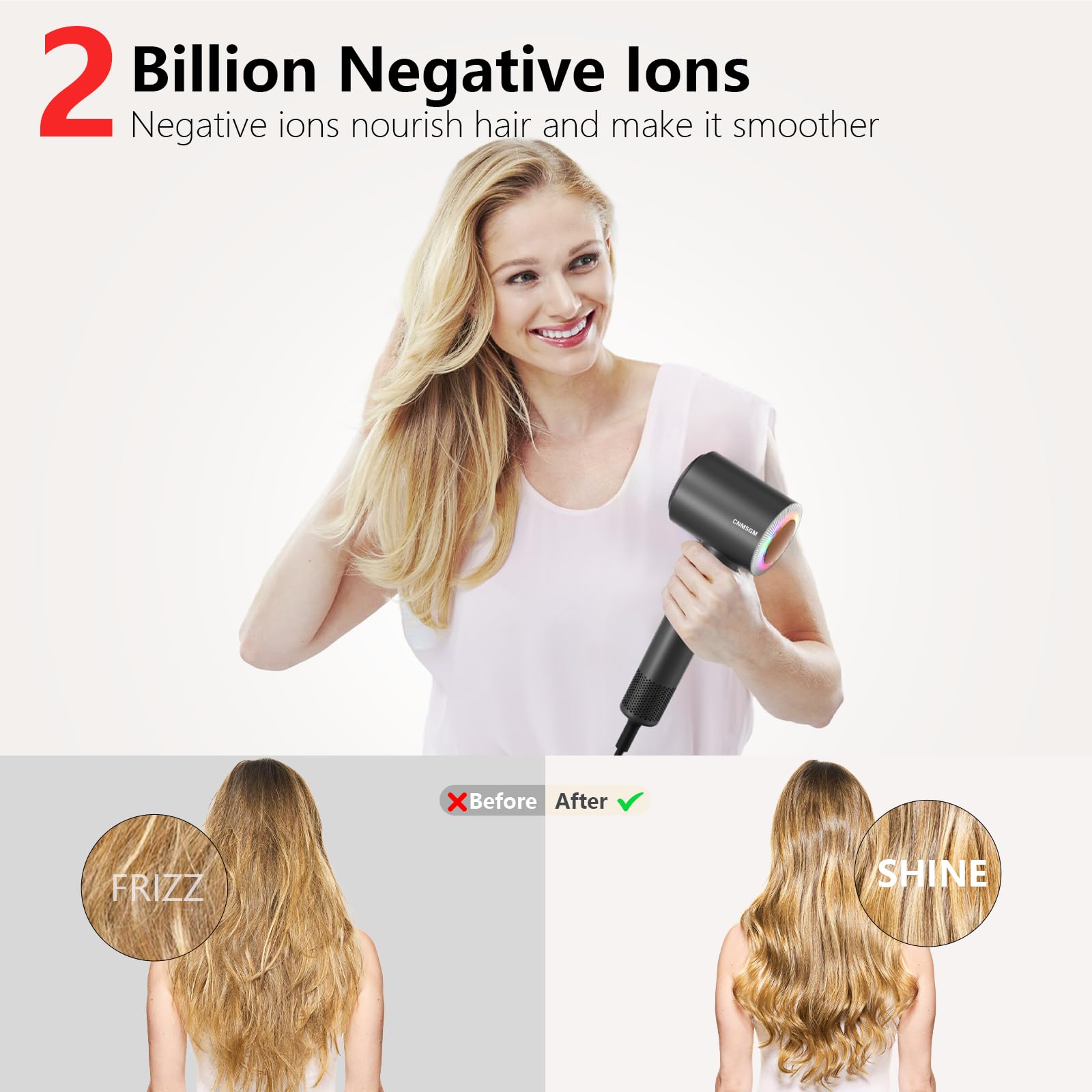 Amazon.com : Hair Dryer, 160000 RPM Professional High-Speed Blow