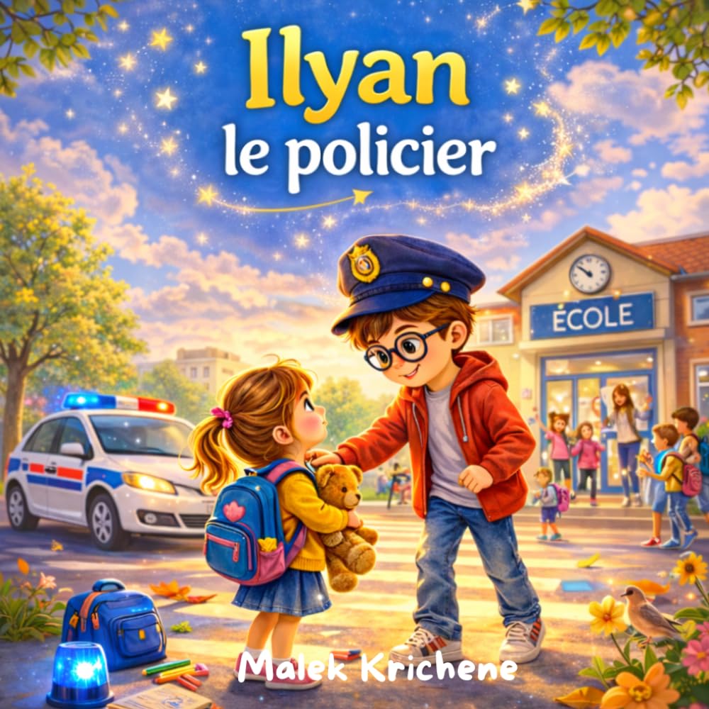 Ilyan le policier: Le courage d’aider les autres (Les aventures d'ilyan)