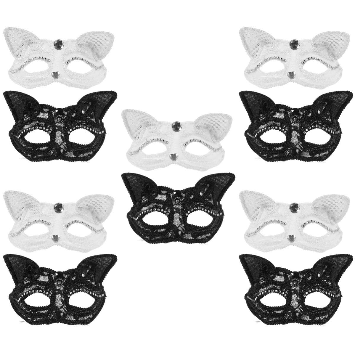 TOYANDONA 10 Unidades Máscara de Animal Decorativa Ligera para Cosplay y