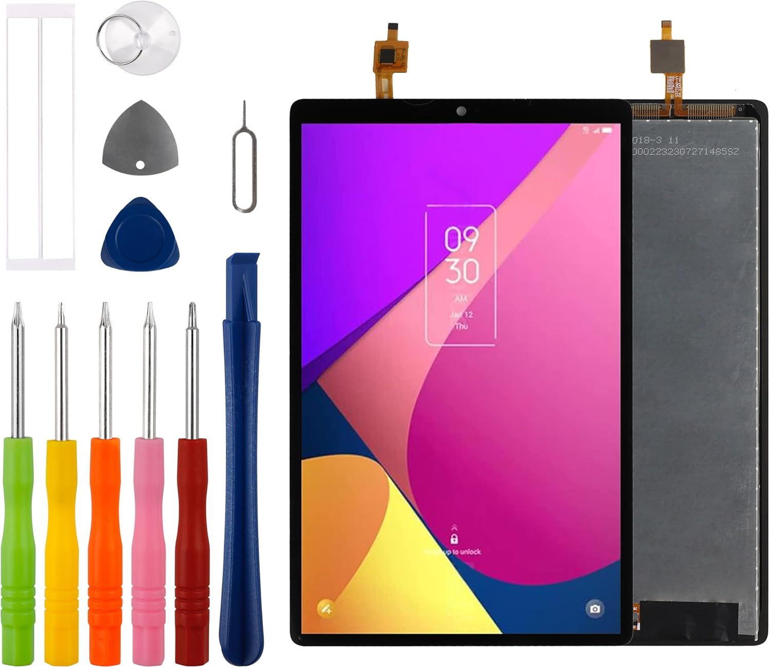 LCD Display for TCL Tab 8 LE 9137W 8 inch LCD Display Touchscreen Digitizer Assembly with Repair Toolkit