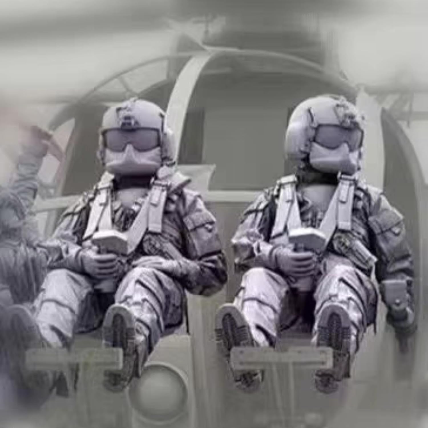 Bhowsa 1/35 US Helicopter Pilot Soldier Resin Model Kit Unpainted and Unassembled (2 People, no Aircraft) //Y3jO6lo2