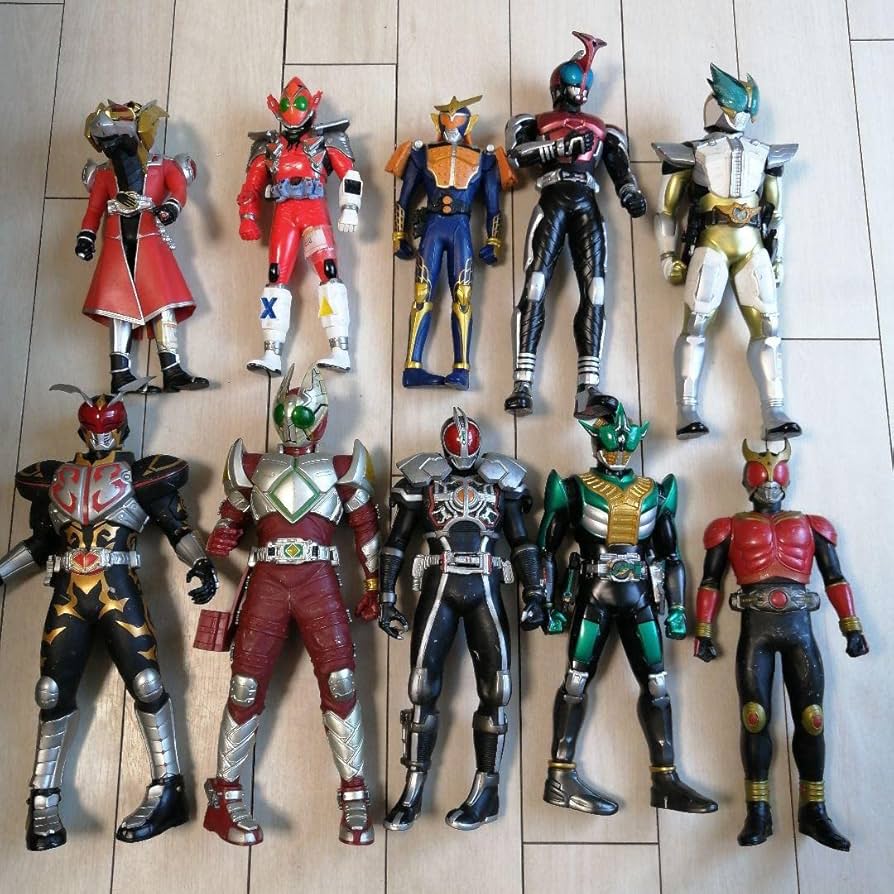 仮面ライダー　ビッグサイズソフビ 5体セット 仮面ライダー ビックサイズソフビ 5体セット Yahoo!オークション