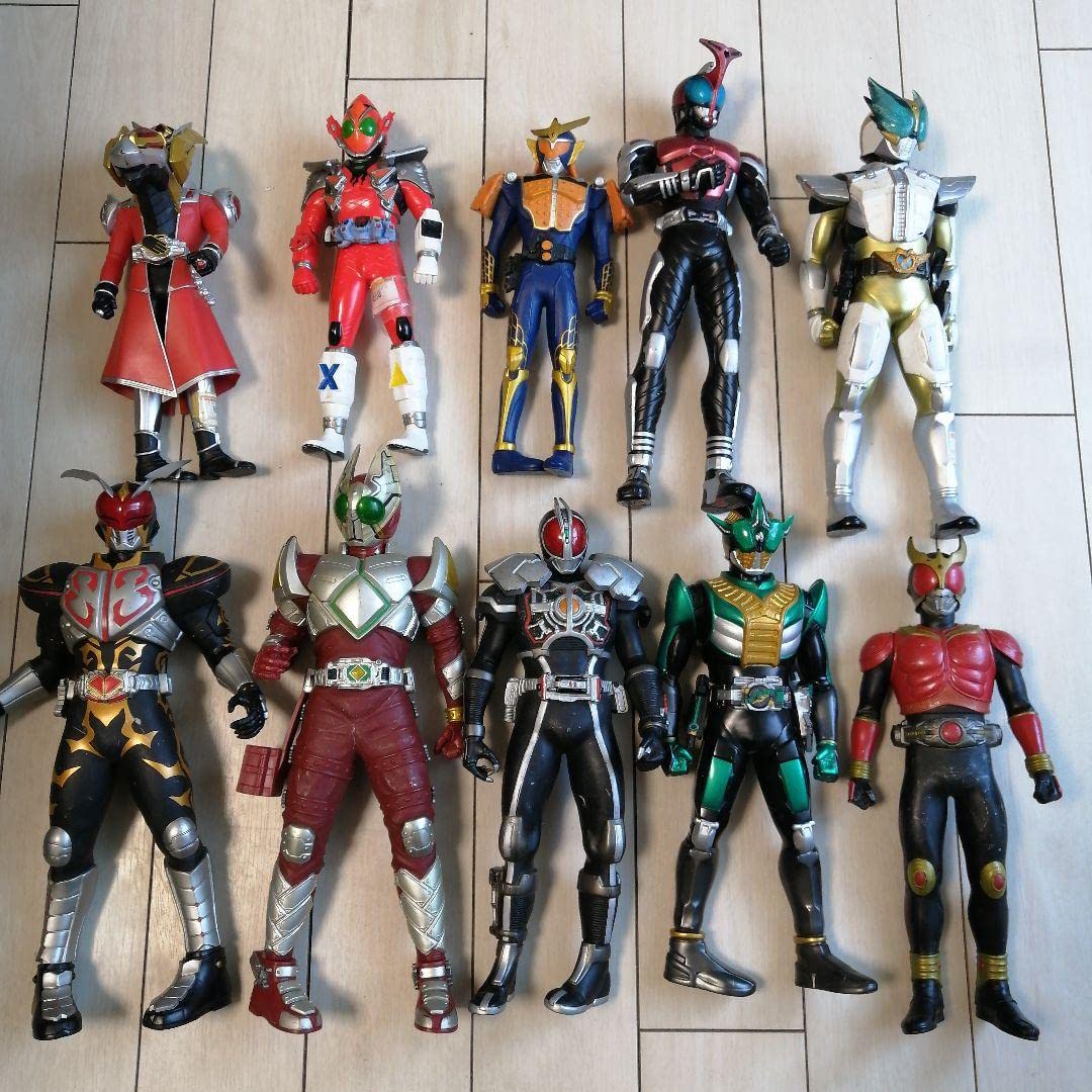 Amazon.co.jp: セール!仮面ライダーソフビビッグサイズ10セットまとめ 