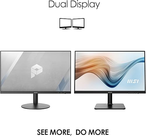 Miniatura 4 de MSI PRO AP241 - Escritorio para computadora todo en uno, LED FHD de grado IPS de 23.8 pulgadas, Intel Core i3-10105, memoria de 8 GB, SSD de 500 GB,
