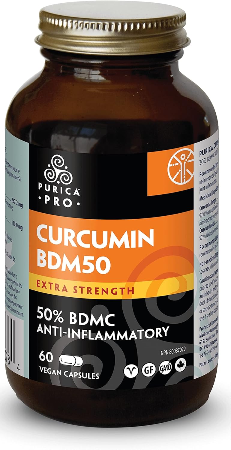 PURICA Curcumin Capsules Extra Strength 60 Capsules BDM50 Joint