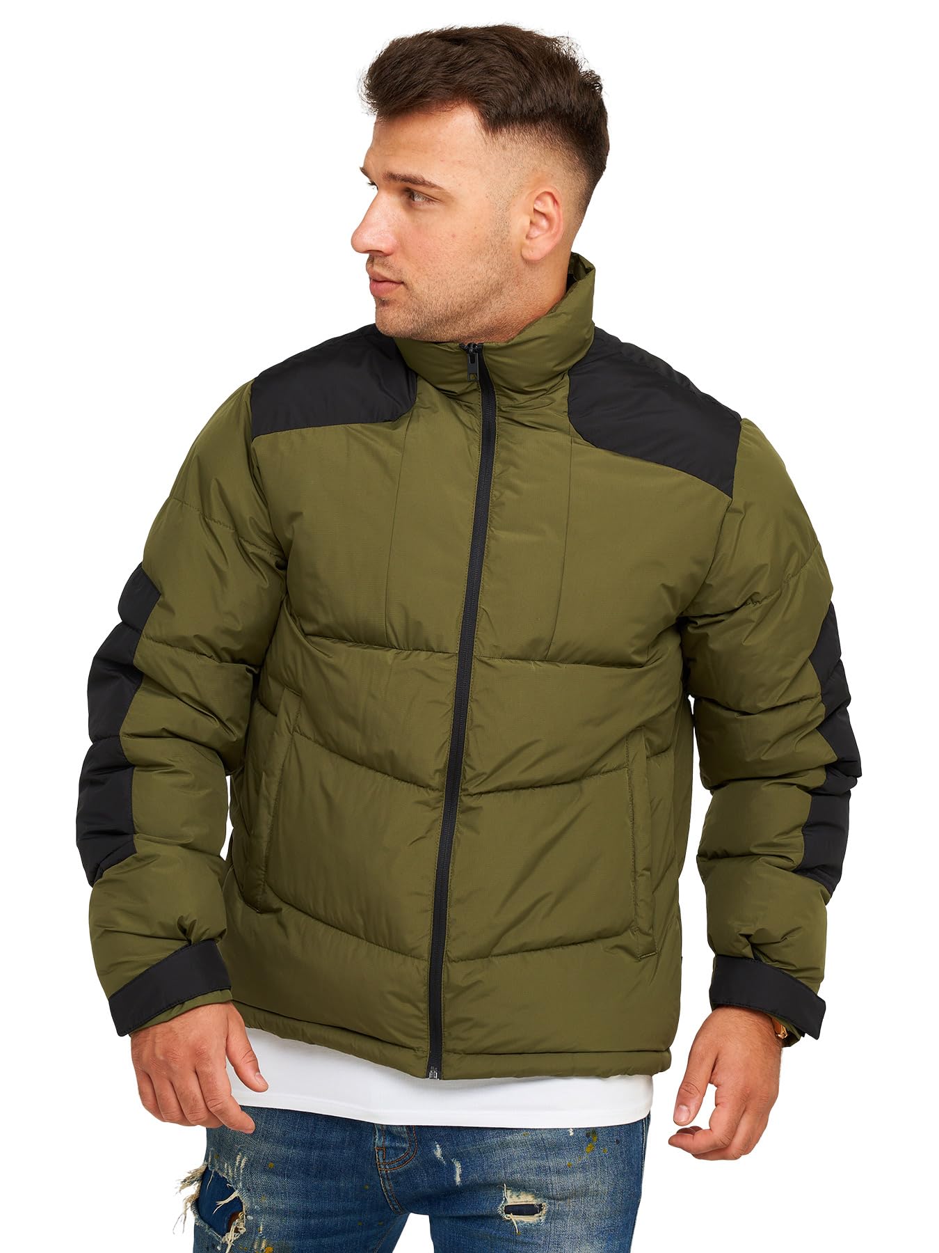 JACK & JONES Herren Winterjacke VOTIS PUFFER Steppjacke