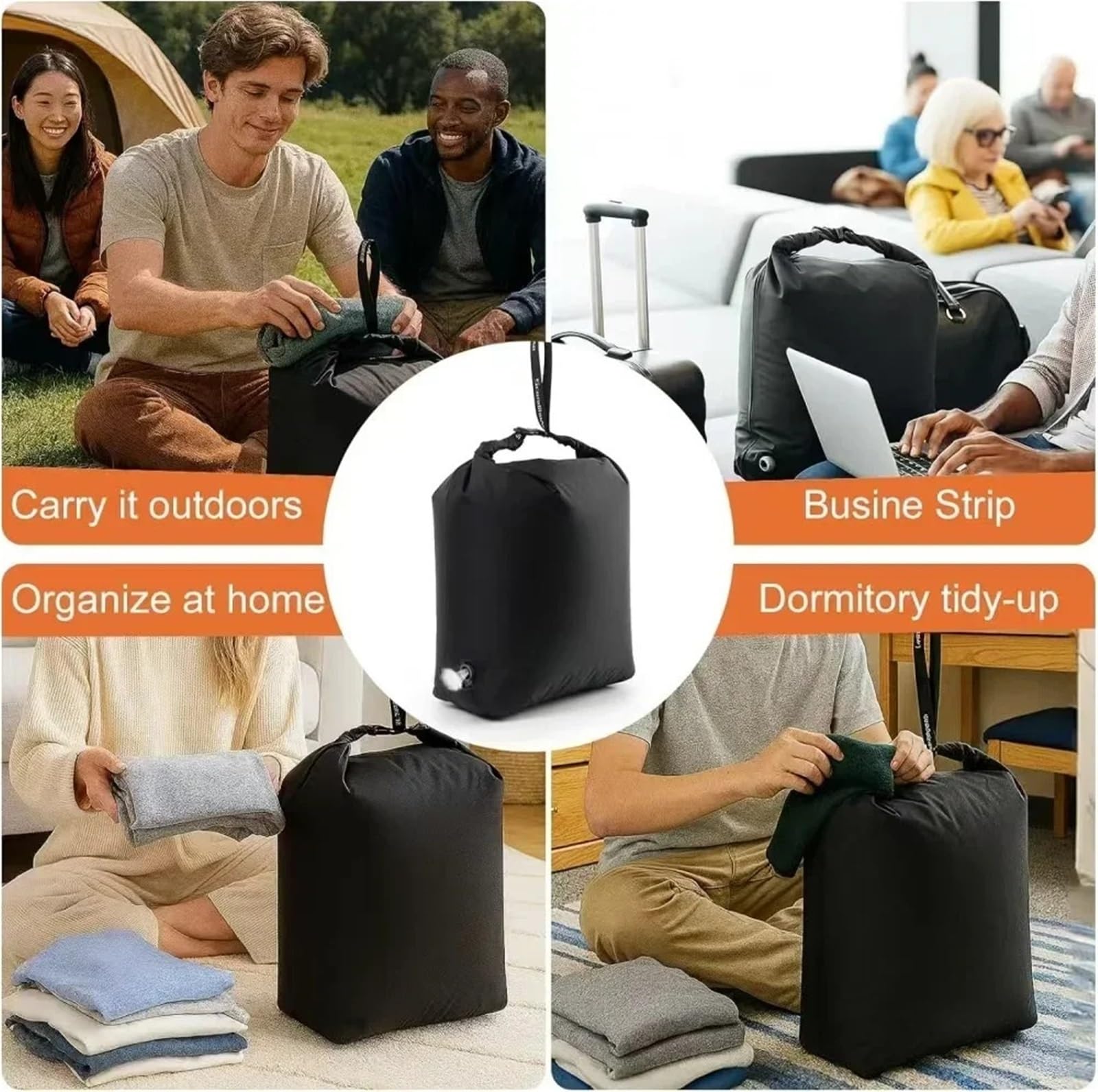 Borsa for biancheria da viaggio for vestiti sporchi Per Casa, Viaggi e Campeggio