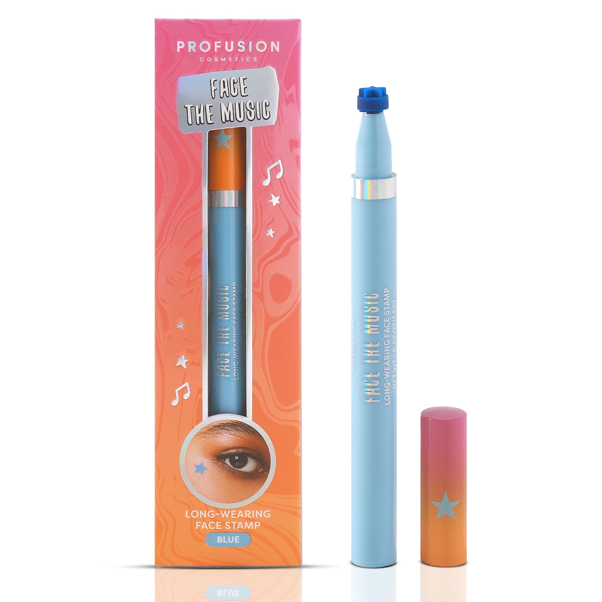 Its a Vibe The Music Face Stamp