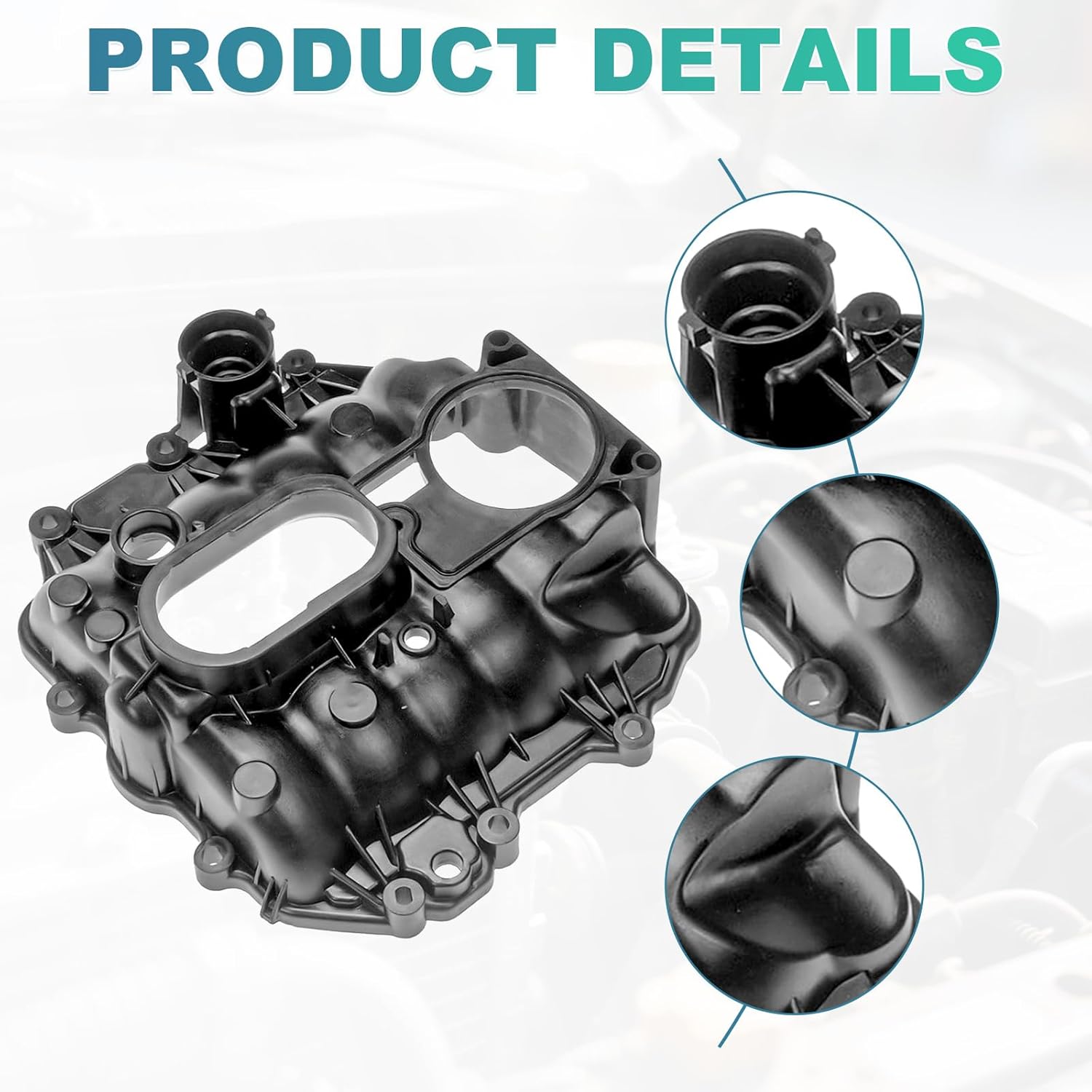 Plastic Intake Manifold For 1996-2007 Chevrolet Express Silverado Astro K1500 For 1996-2007 GMC Safari Sonoma For 1996-2001 Oldsmobile Bravada For 2002 2003 Workhorse FasTrack FT931 615-182