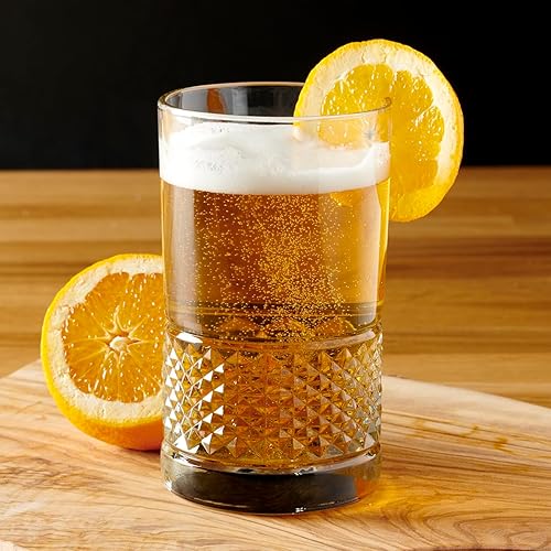 Miniatura 7 de Anchor Hocking Alistair Highball - Vasos para beber de 16 onzas, juego de 4