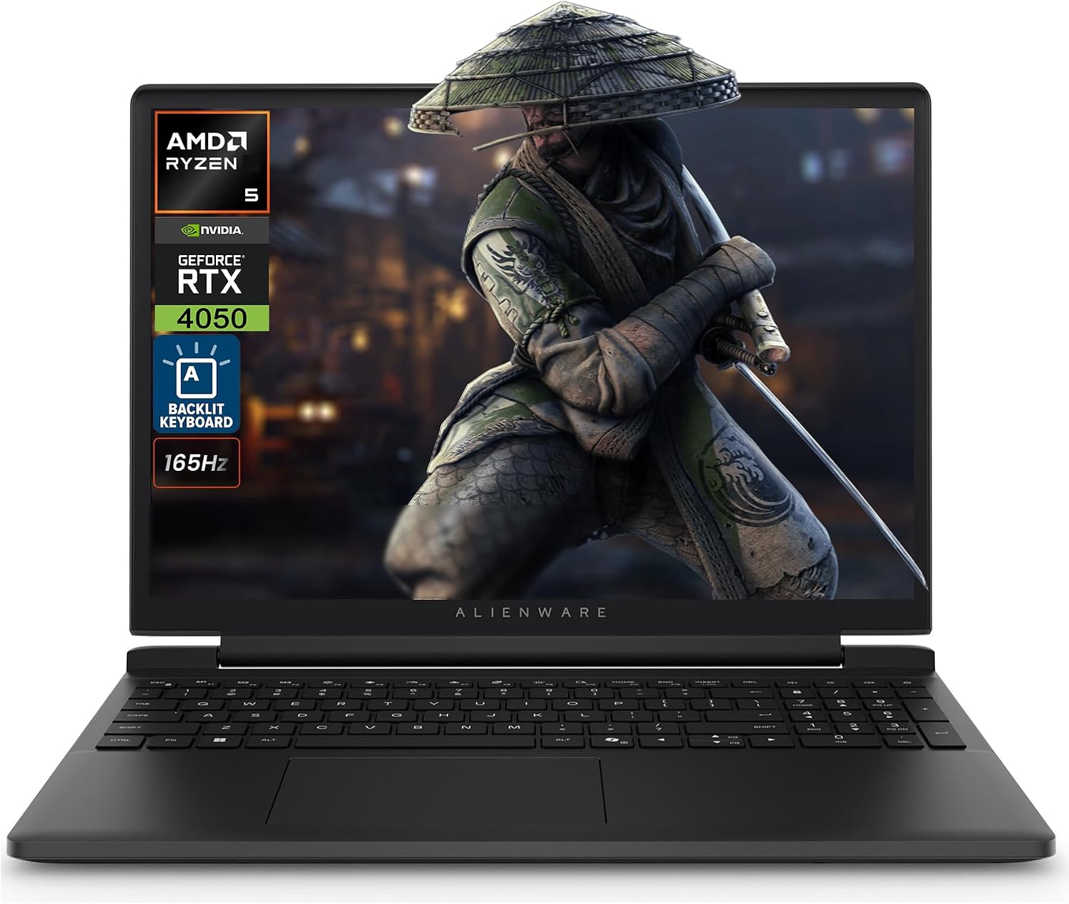 Dell Alienware 15 Gaming Laptop 15.3" WUXGA 165Hz AMD 6-core Ryzen 5 220 16GB RAM 512GB SSD GeForce RTX 4050 Type-c Backlit Win11