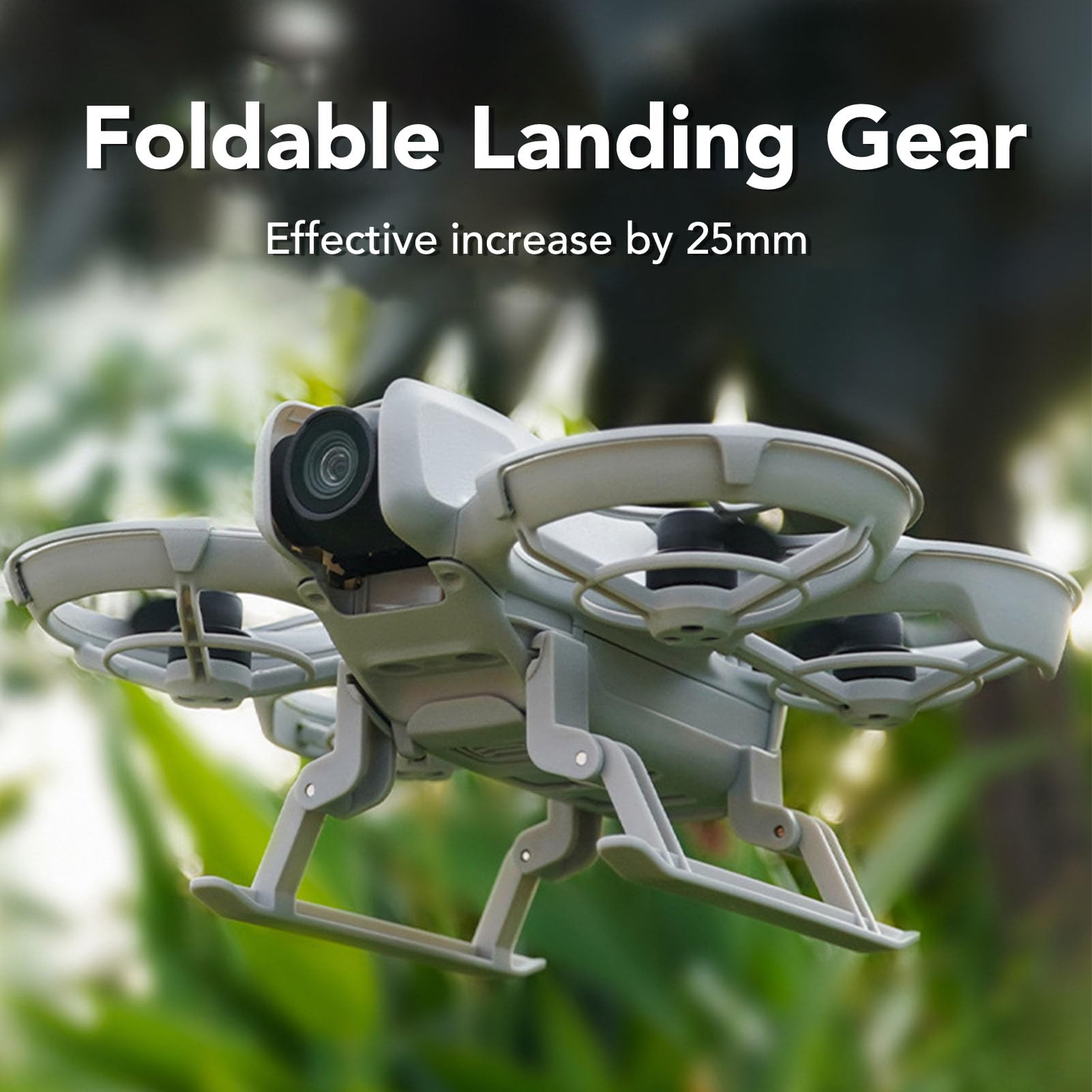 VBESTLIFE Landing Gear for DJI Neo Drone, 12g Lightweight and Foldable Landing Legs Quick Release Extension Kit for DJI Neo Drone Accessories