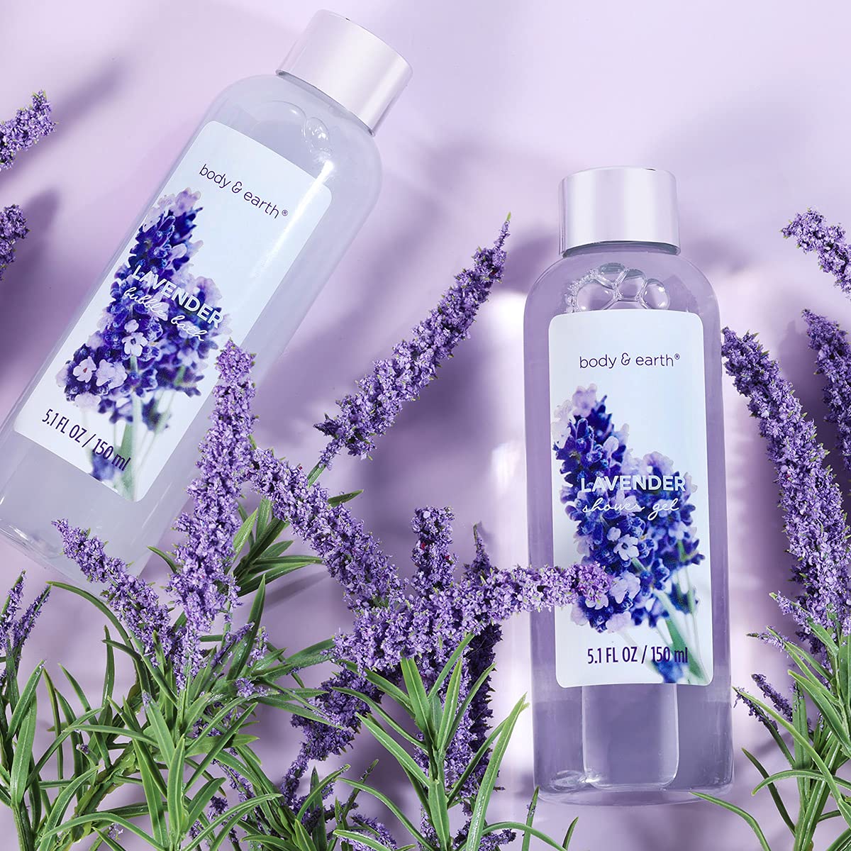 Lavanda Regalo Donna Set da Bagno 7 Pezzi, Regalo Donna Compleanno, Regalo Festa Della Mamma, Confezione Idee Regalo Donna