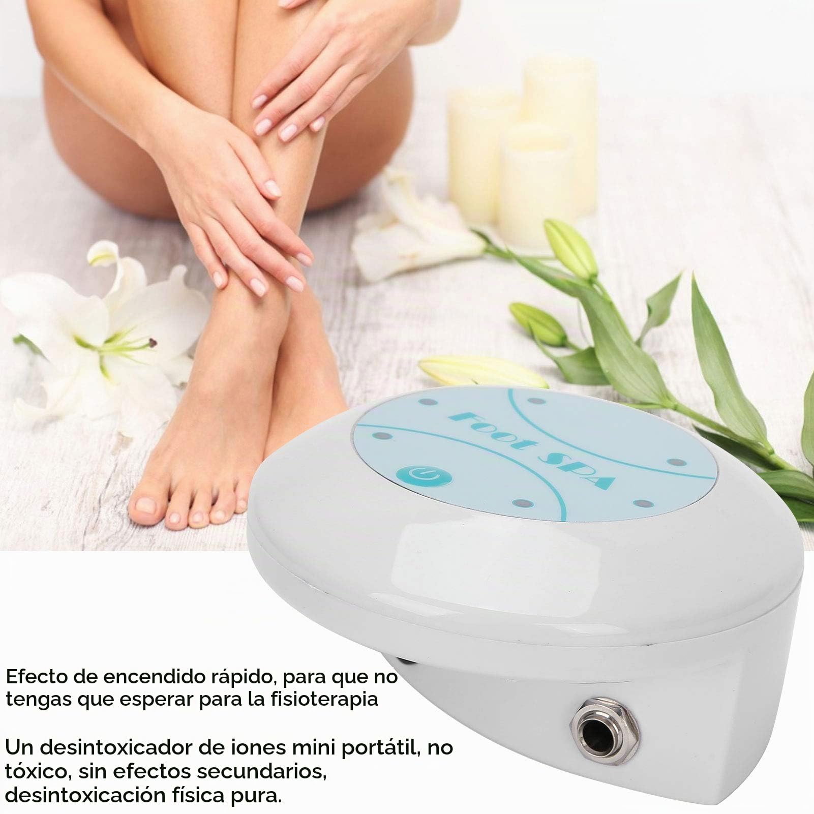 Máquina de baño de pies de desintoxicación iónica, herramienta iónica de masaje de pies, máquina de desintoxicación de spa, todo en uno, baño de masaje de pies de desintoxicación negativa