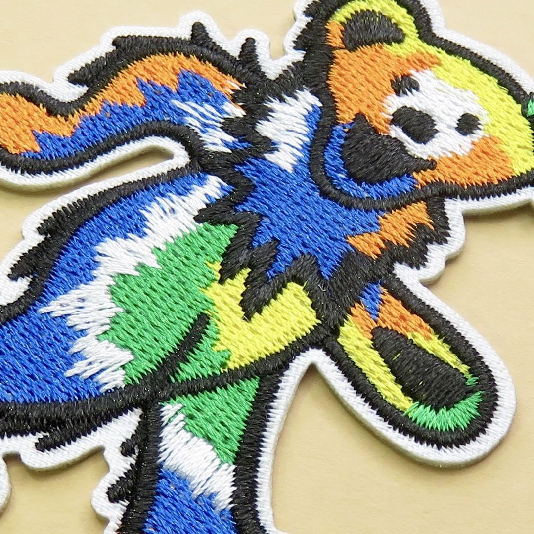 メルカリ便！アイロン 刺繍 ワッペン！セブンアップ　レインボー メルカリ便！アイロン 刺繍 ワッペン！セブンアップ レインボー