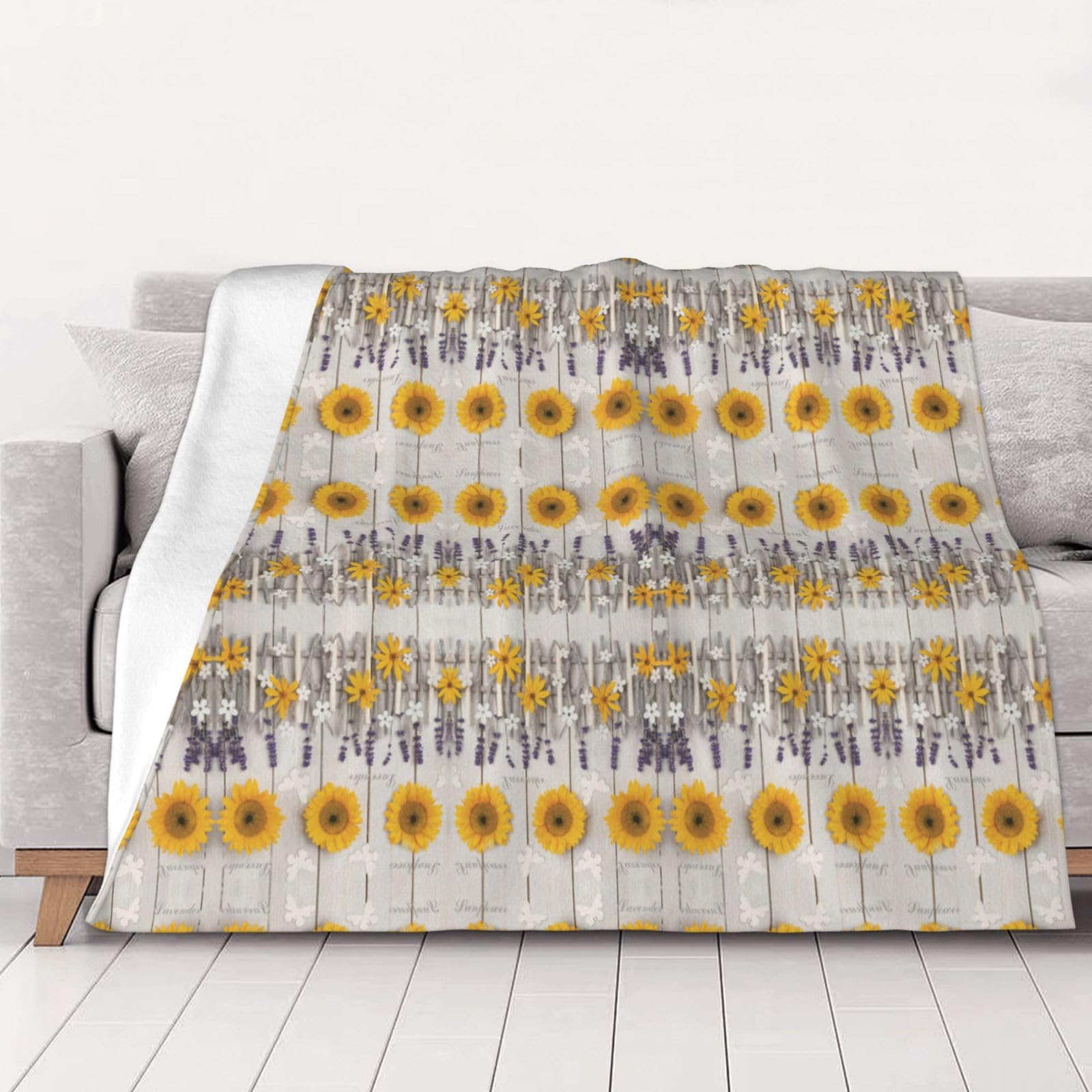Couverture de lit en flanelle contre le froid : microfibre épaisse et chaude de 101x76 cm