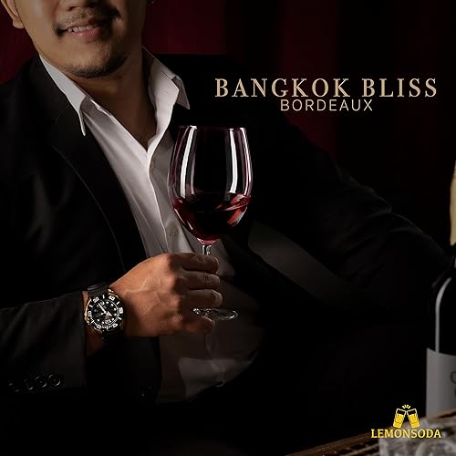 Miniatura 8 de LEMONSODA Copas de vino prémium (Desire Robust Red), copas para Pinot Noir, Merlot, Cabernet Savignon (2 unidades)