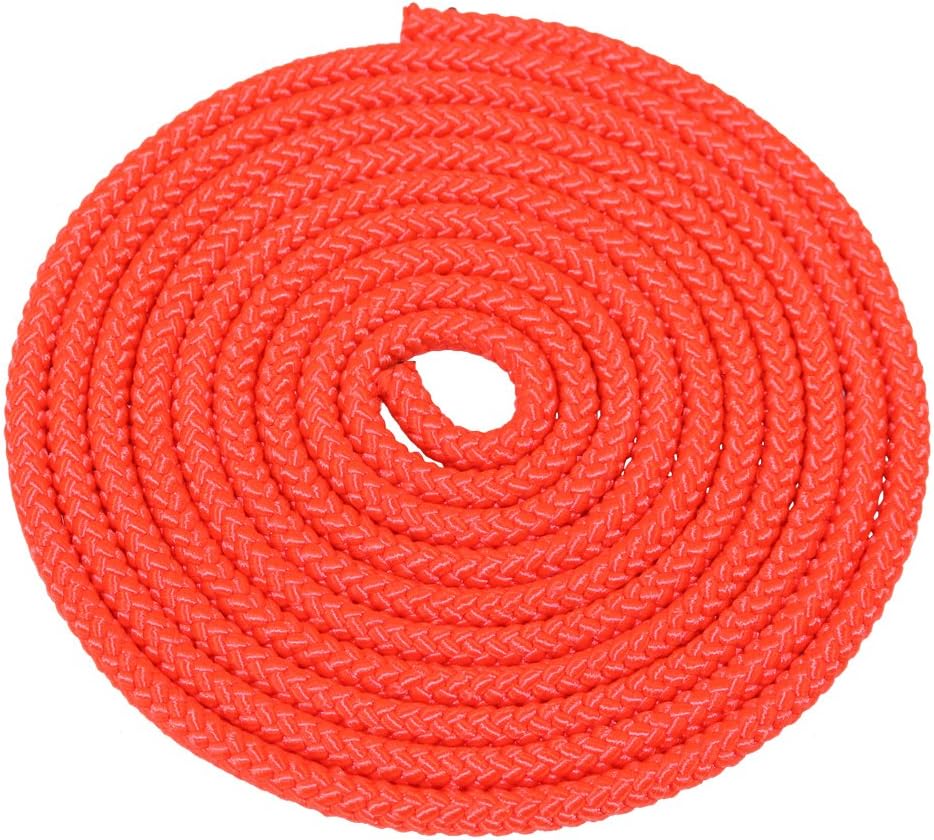 SGT KNOTS Twisted Nylon Diamond Braid - Durable Utility Rope for Crafting, Garden & DIY Projects (3/16" x 50ft, Neonorange)