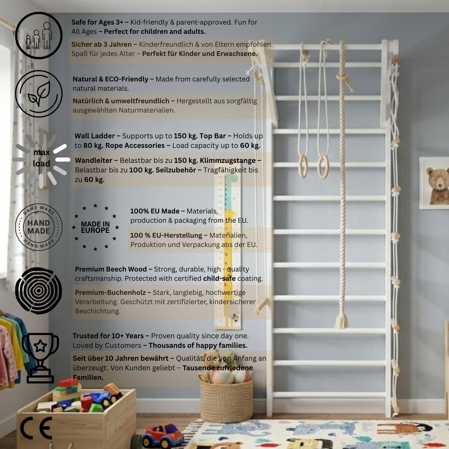 Mur d'escalade pour enfants Nuki est l'endroit idéal pour que les enfants puissent jouer Mur d'escalade pour enfants Nuki est l'endroit idéal pour que les enfants puissent jouer