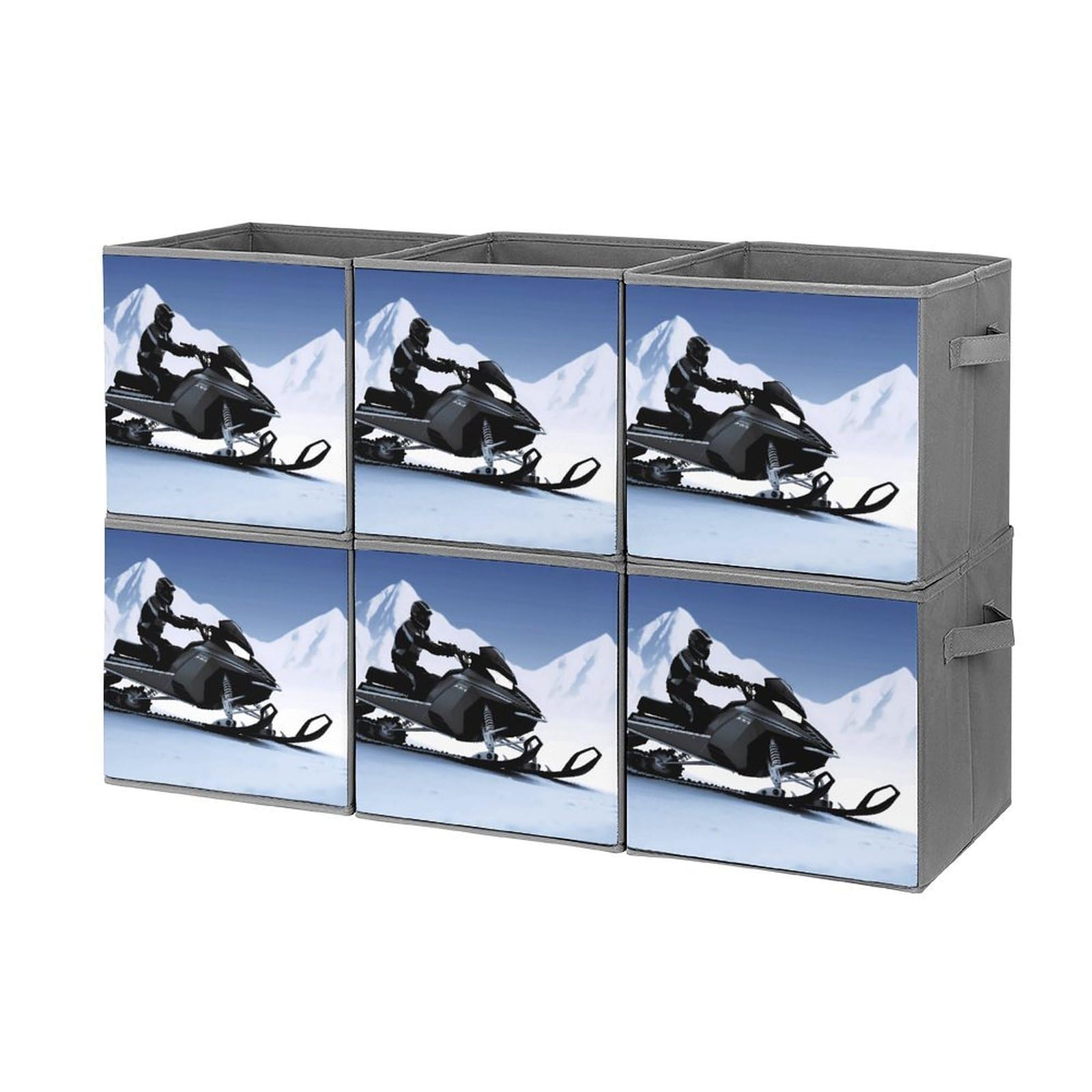 Bacs de rangement pliables motoneige pour résoudre le désordre du bureau
