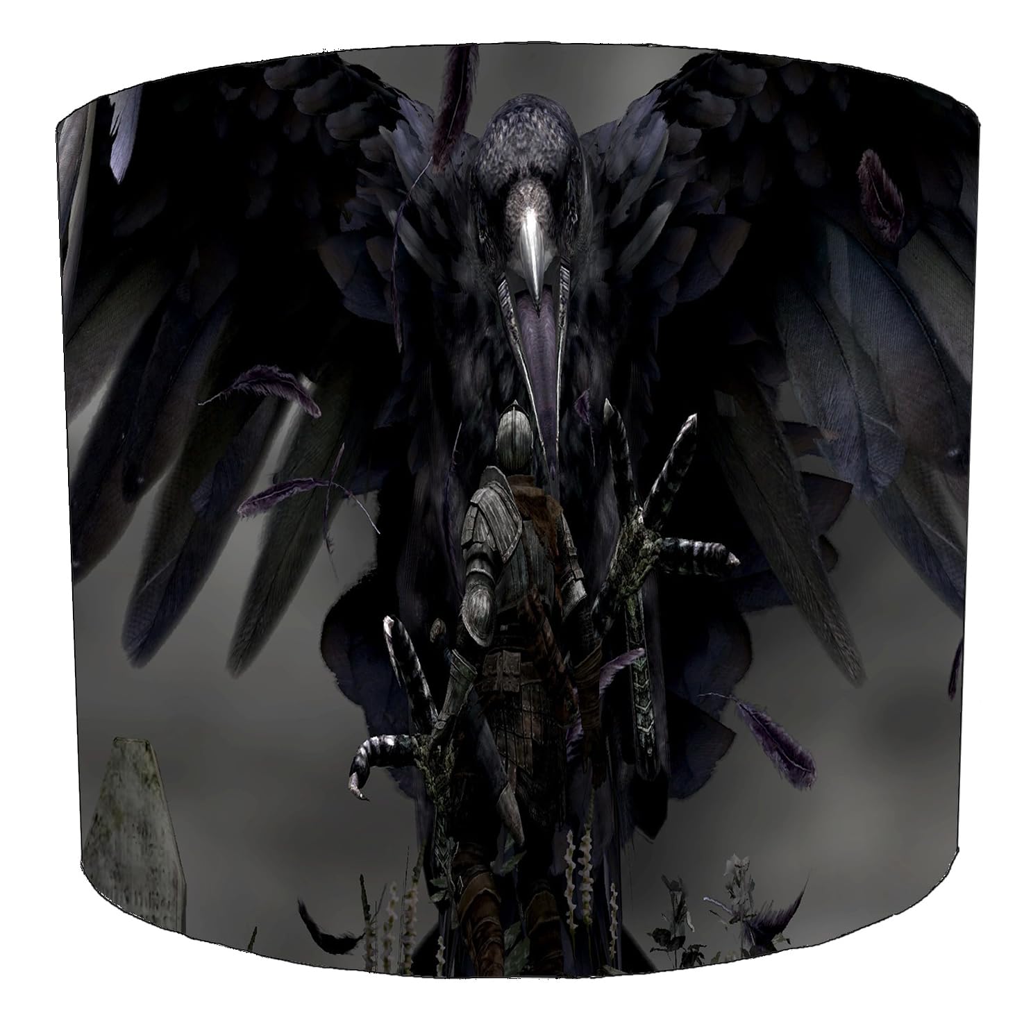 Gothic Dark Souls Raven Lampshade in 3 Sizes for Ceiling Light Shades Pendant or Table Lamp Alchemy