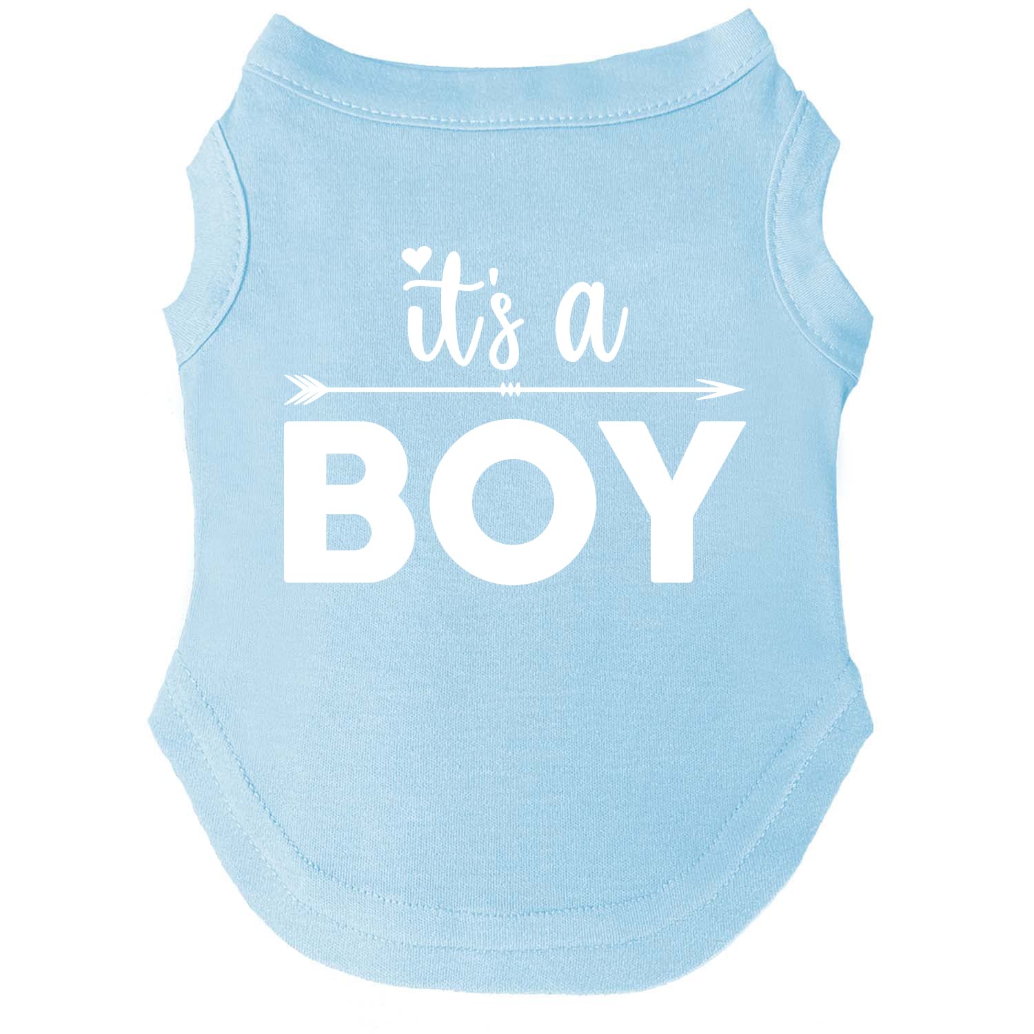 It's a Boy Dog Tee Shirt Sizes for Puppies, Toys, and Large Breeds (Baby Blue, 3X-Large 422)