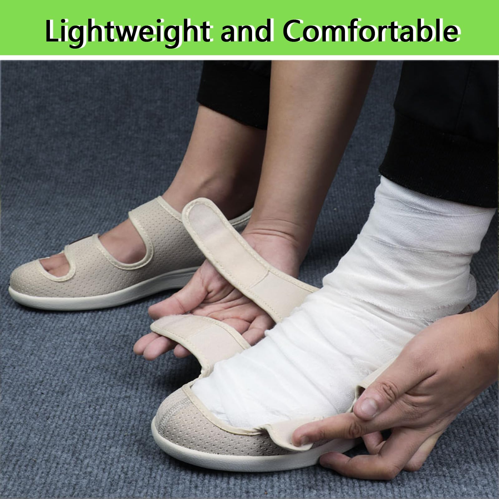 Scarpe diabetiche da Donna per Piedi gonfi, Scarpe da Ginnastica da Uomo per fascite Plantare, Scarpe da Ginnastica Leggere da Passeggio in Rete Traspiranti per diabetici, Anziani, Piedi gonfi,37EU