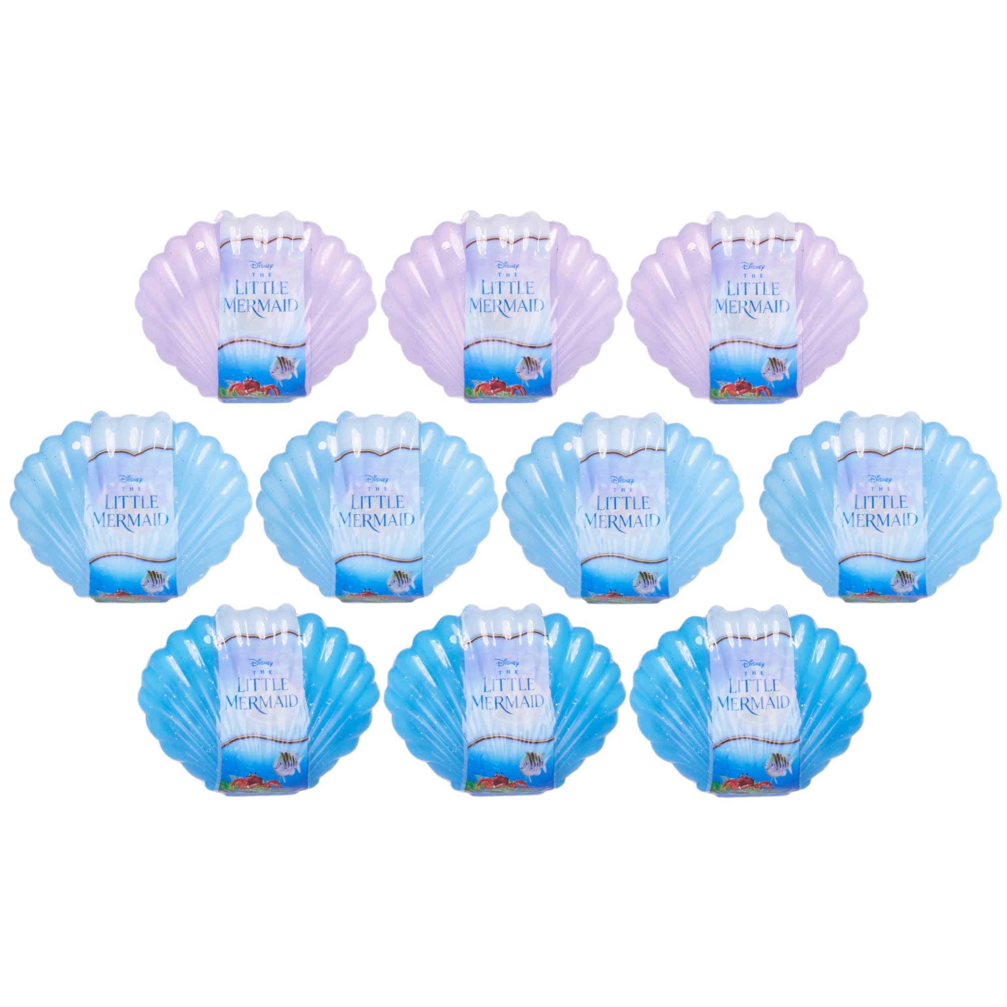 Disney Princess Dolls & Figures - (The Little Mermaid Blind Capsule Seashell's Pack of 10)