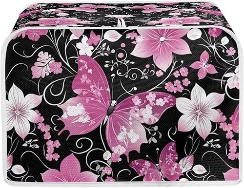 Miniatura 30 de ZFRXIGN Cubierta para tostadora de girasol de pollo con ranura ancha de 2 rebanadas, fundas para electrodomésticos pequeños, lavables a máquina,