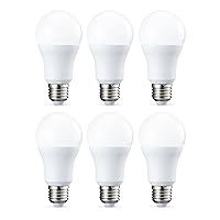 Amazon Basics Confezione da 6 lampadine a LED, con attacco Edison E27