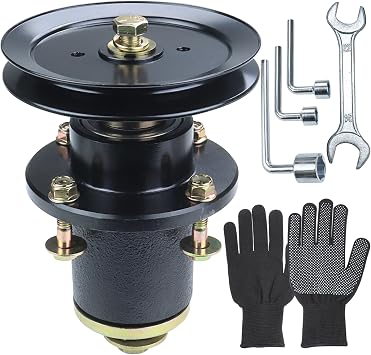 037-6015-50 - Spindle Assembly Bad Boy for Bad Boy ZT Elite 60 Deck | Replaces 037-6015-00- Spindle Assembly Bad Boy, Bad Boy Maverick 60 Inch Deck Spindles, Includes 1x033-6004-00 Badboy Pulley