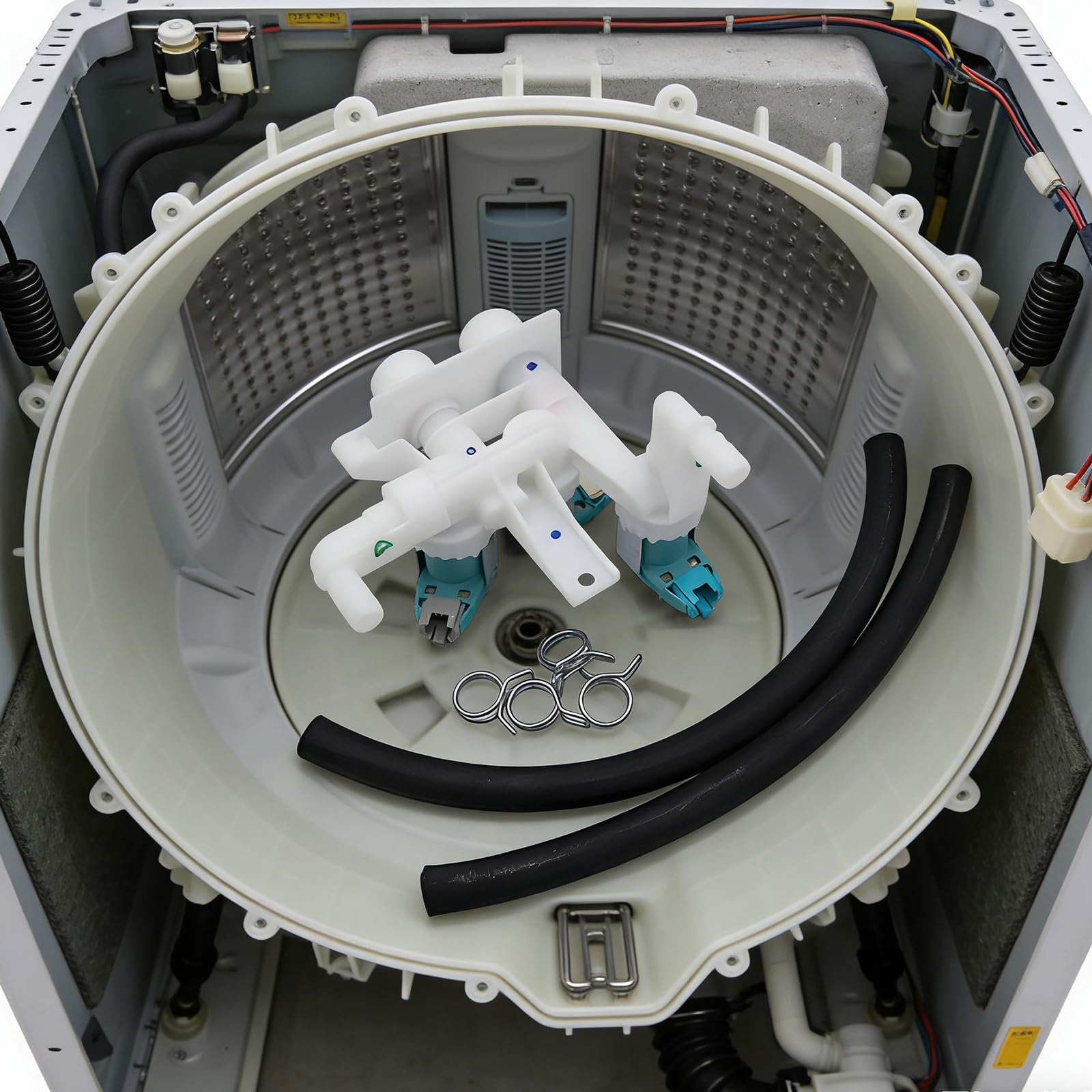 Válvulas de entrada de agua automáticas para lavadora, componente de electrodomésticos, para lavadoras automáticas, control de flujos de agua, puerta solenoide de lavadora