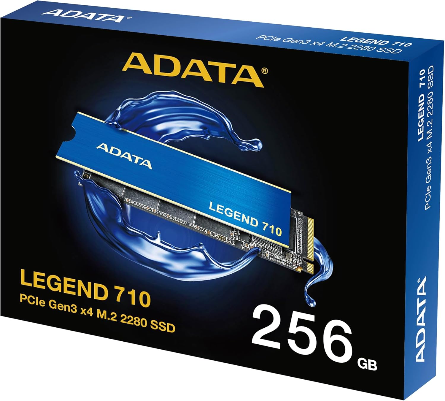ADATA Legend 710 256GB NVMe M.2 2280 SSD (Read up to 2100MB/s and Write up to 1000MB/s)
