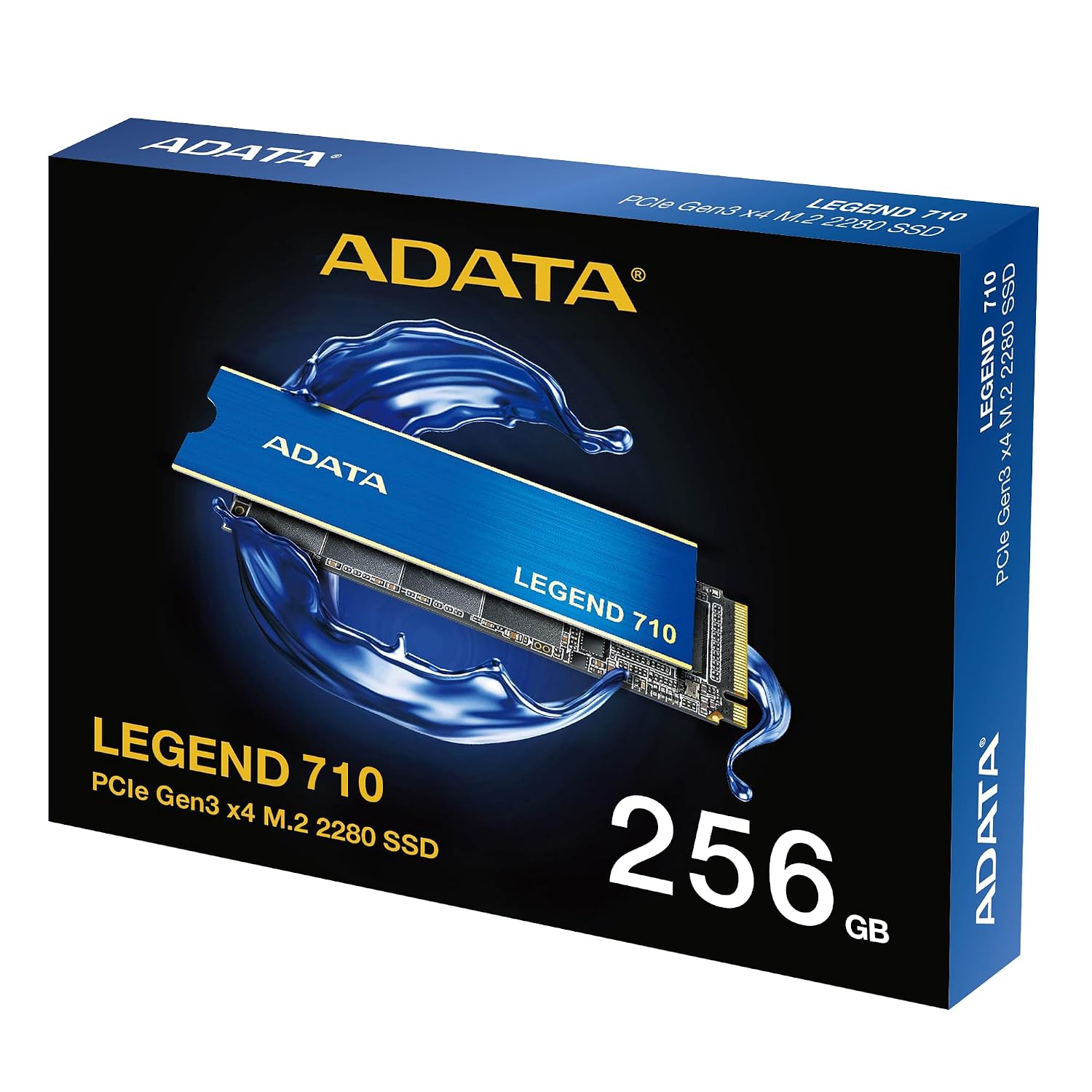 ADATA XPG Legend 710 | SSD 256GB | NVME | Upto 2400MB/s Speed | Blue (ALEG-710-256GCS) - View 1