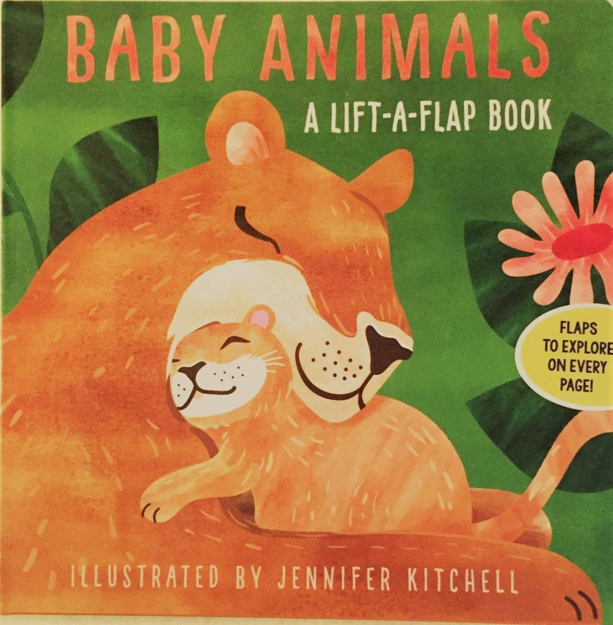 Baby Animals A Lift-A-Flap Hardcover Illustrated Board Book