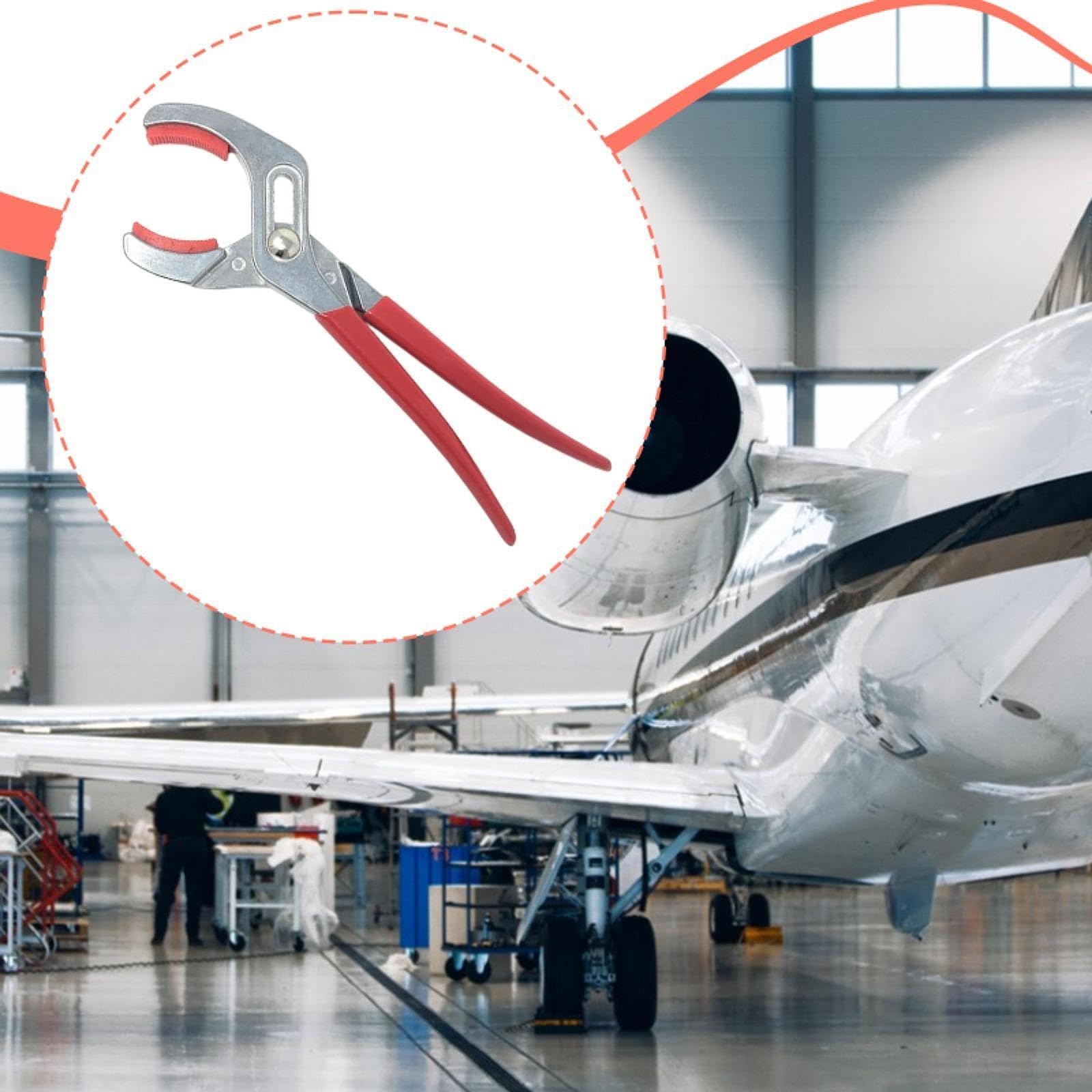Pinza regolabile per aviazione con impugnatura ergonomica morbida per aerei essenziali