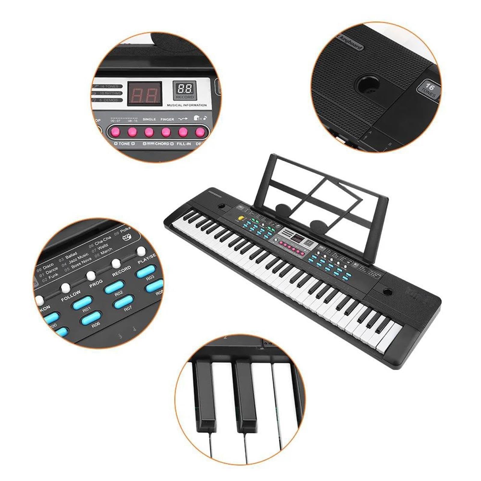Klawiatura Elektroniczna 61 Klawiszowy Elektroniczny Instrument