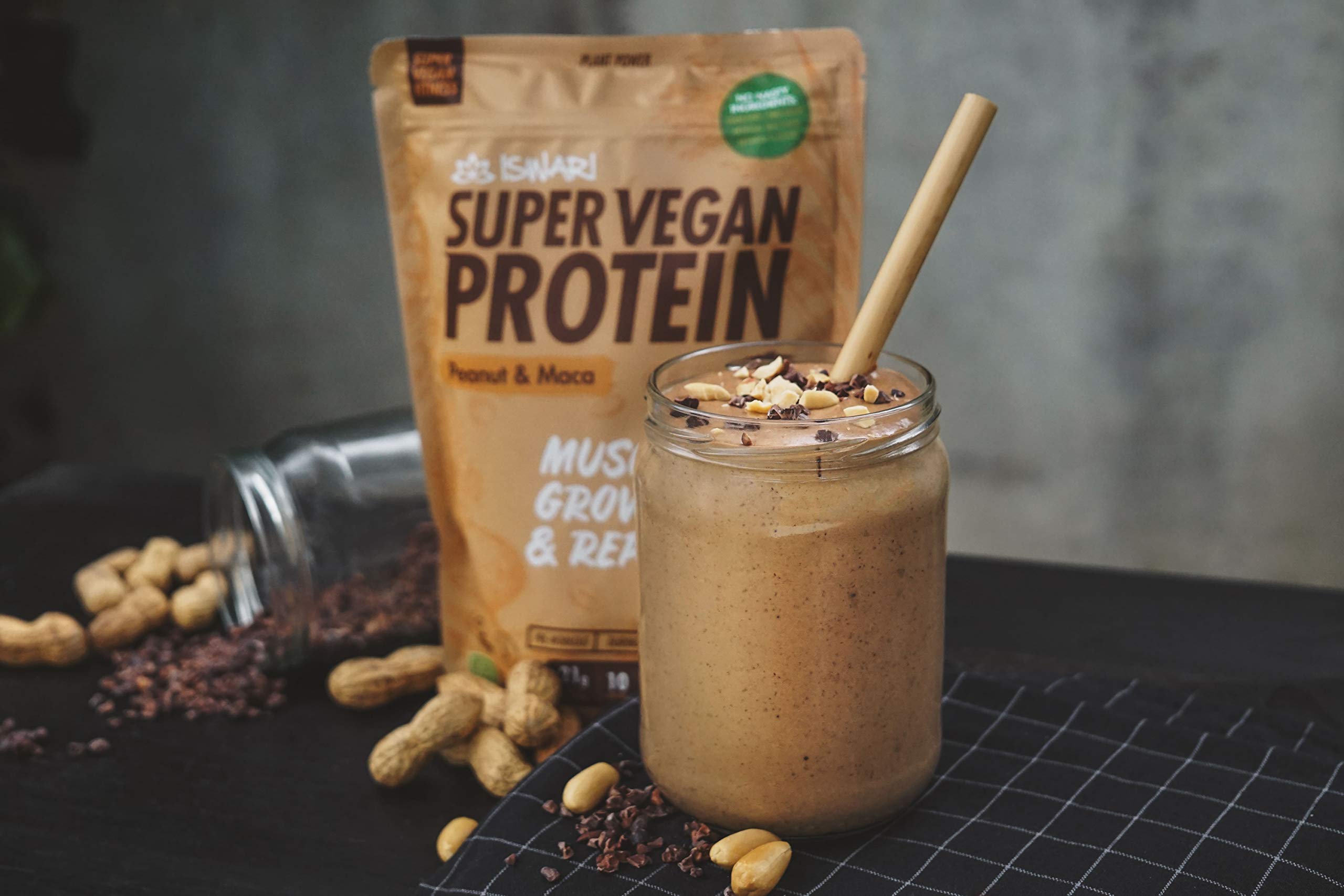 Super Vegan Protein Arachidi e Maca 875g