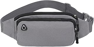 アウトドア スポーツ ファニー パック – 安全なコンパートメントを備えた耐水性ナイロン ウエスト パック、ハイキング、ランニング、フィットネス、日常の旅行に最適な調節可能なヒップ バッグ |軽量のハンズフリー ストレージ アクセサリ
