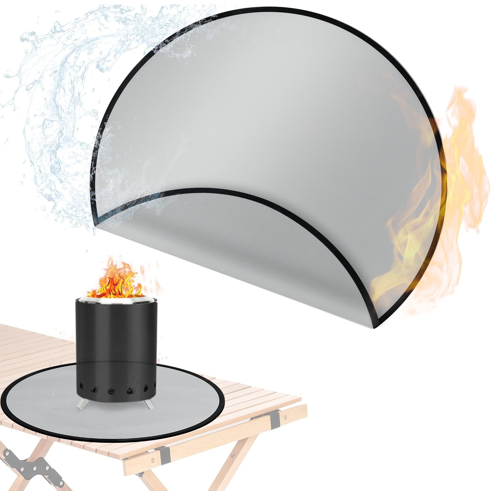 Petit tapis de barbecue pour réchaud de table lors de vos pique-niques et camping