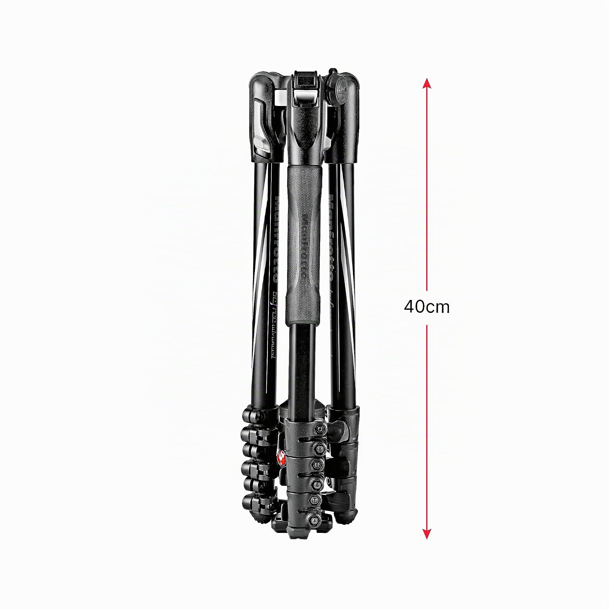 Manfrotto Befree Advanced Kit Photo de Voyage, Verrouillage à Levier, Aluminium, Tête à Rotule et Plaque 200PL à Détachement Rapide avec 1/4", Compact pour DSLR Reflex, Mirrorless, Accessoires Photo