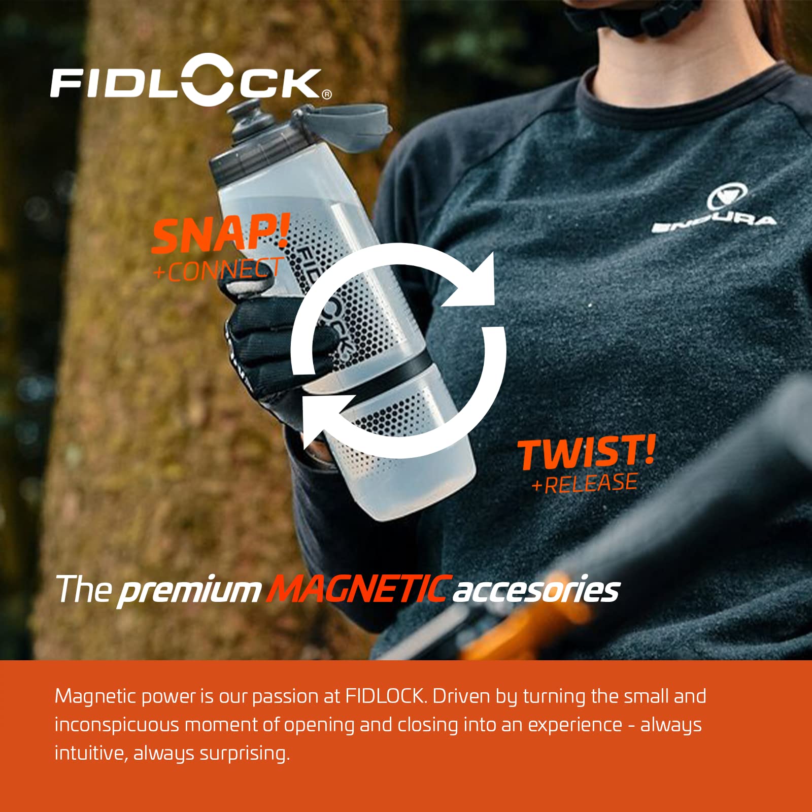 Fidlock Butelka zastępcza Twist Replacement Bottle 800 przezroczysta przezroczysta