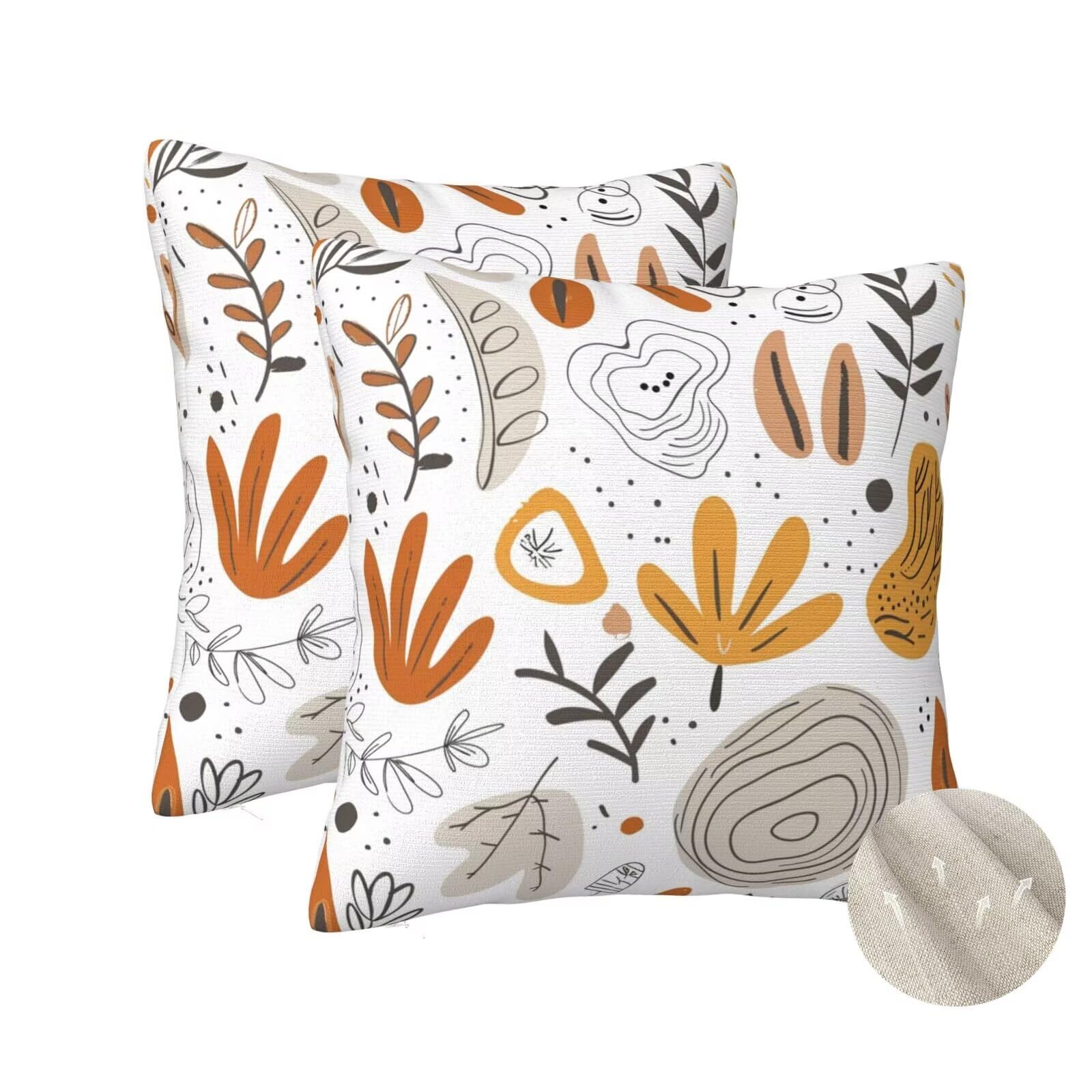 Coussins décoratifs maison 70x70 cm lot de 2 housses géométriques pour cadeaux de pendaison