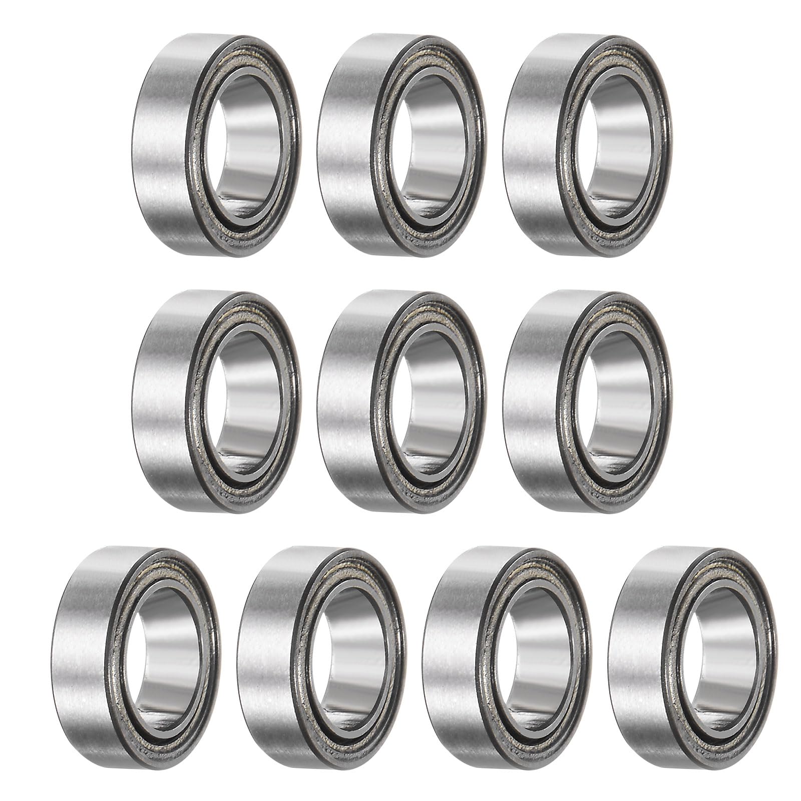 uxcell 10pcs MR85ZZ Deep Groove Ball Bearings 5x8x2.5mm Chrome
