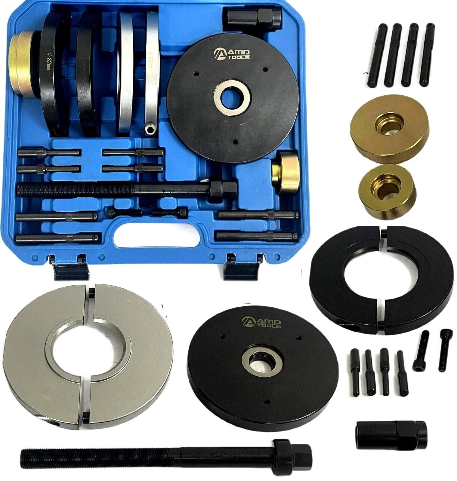 AMD TOOLS Radlagerwerkzeug Abzieher 82mm für Ford Mondeo MK4 IV 4 i Focus I MK1 MK2 II 2