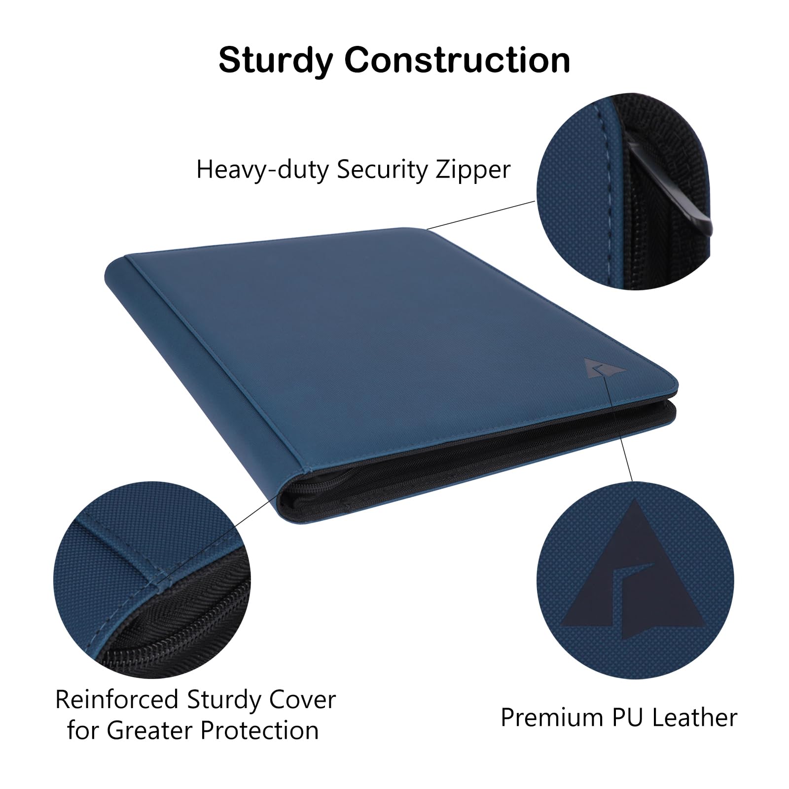 Amazon.com: Top loader Binder, Holds 432 Top Loaders, 9 Pockets