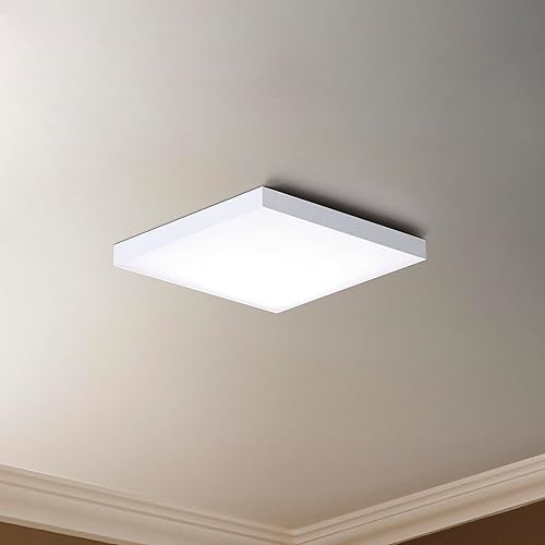 Miniatura 2 de Maxim 57668WTWT - Pantalla cuadrada de policarbonato para exteriores, compatible con ADA  JA8, compatible con la ley Energy Star, 1 luz de 18