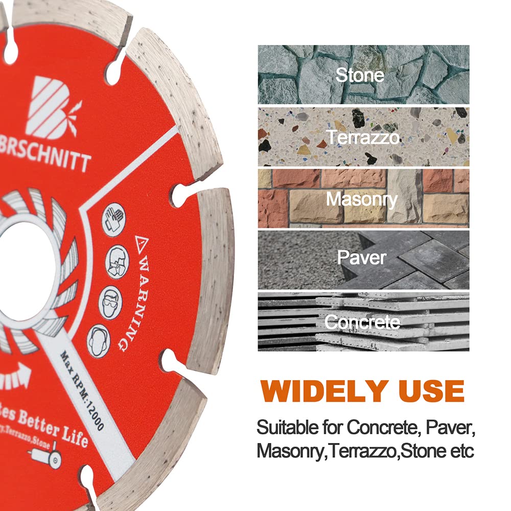 Diamond Blade Set,20pcs 5 Inch Arbor 7/8 5/8 For