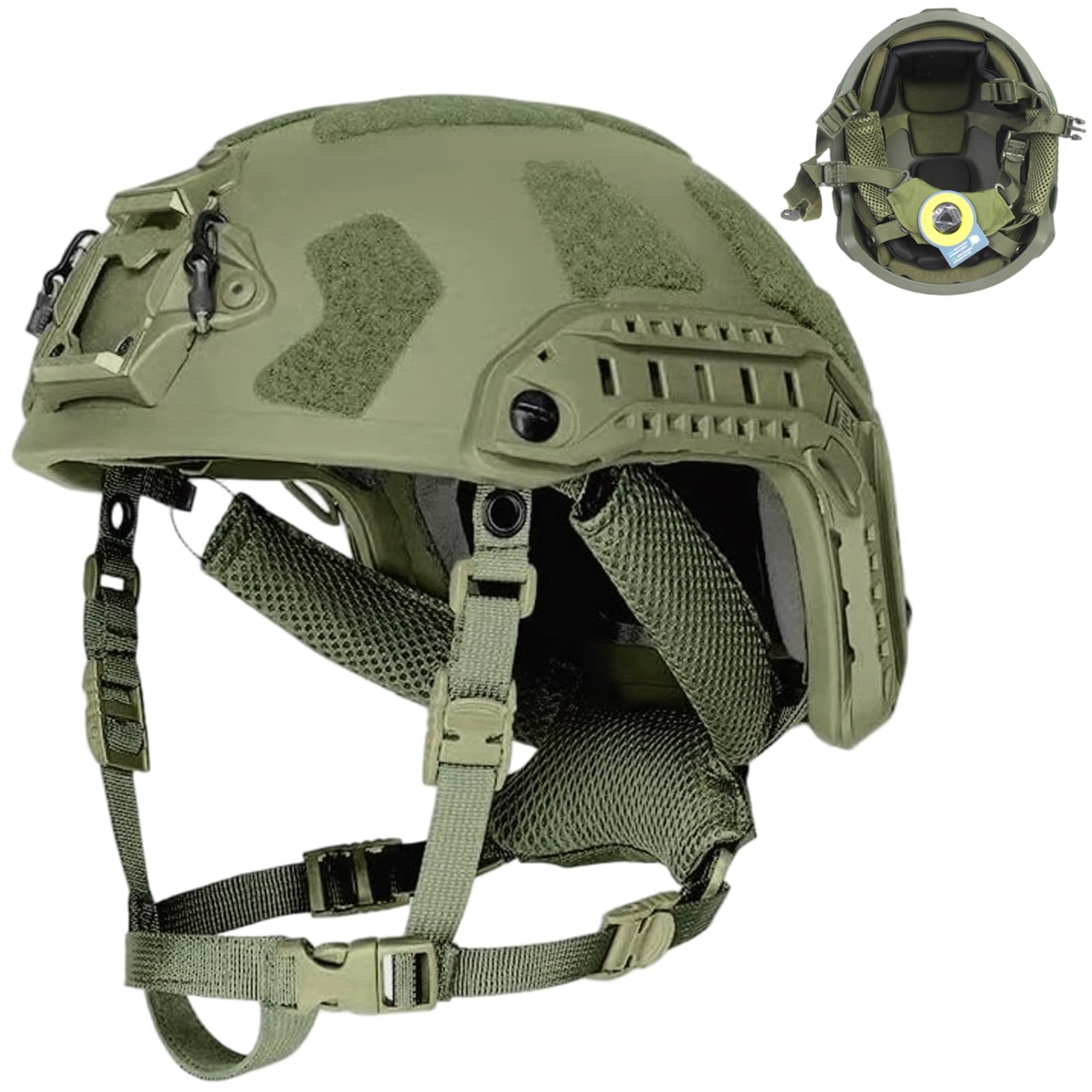 Casque rapide léger avec adaptateur de rail et sangle réglable - 7
